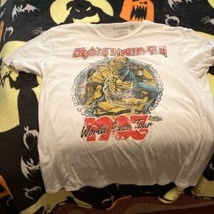 Iron Maiden world piece tour shirt